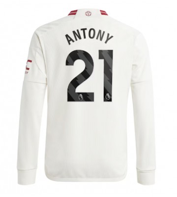 Maillot de foot Manchester United Antony #21 Troisième 2023-24 Manche Longue
